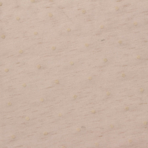 Cream Dots Chiffon, Polyester, 75 gsm