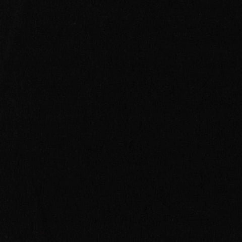 Brushed Polyester Viscose Stretch Jersey Knit Fabric, 140 gsm — Black, ref EF-239009