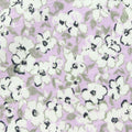 White Flowers Jersey Knit, Cotton, 165 gsm, ref EF-239020