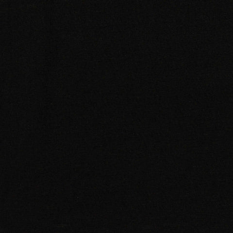Polyester Stretch Crepe Fabric, 155 gsm — Black