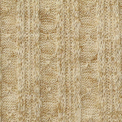 Beige Geometric Jersey Knit, Polyester