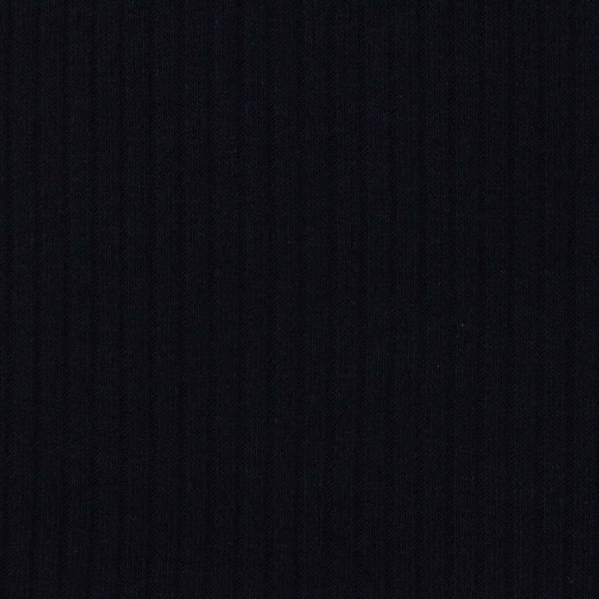 Polyester Viscose Stretch Rib Knit Fabric, 215 gsm — Navy