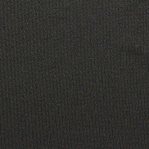 Heather 100% Polyester Birdseye Knit Fabric, 140 gsm, 160 cm — Black