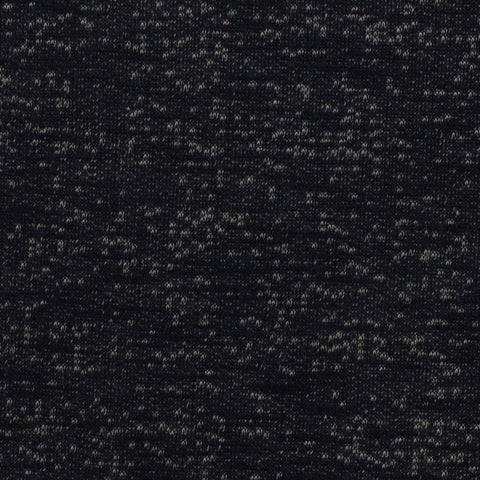 Black Marl French Terry, Cotton-Viscose