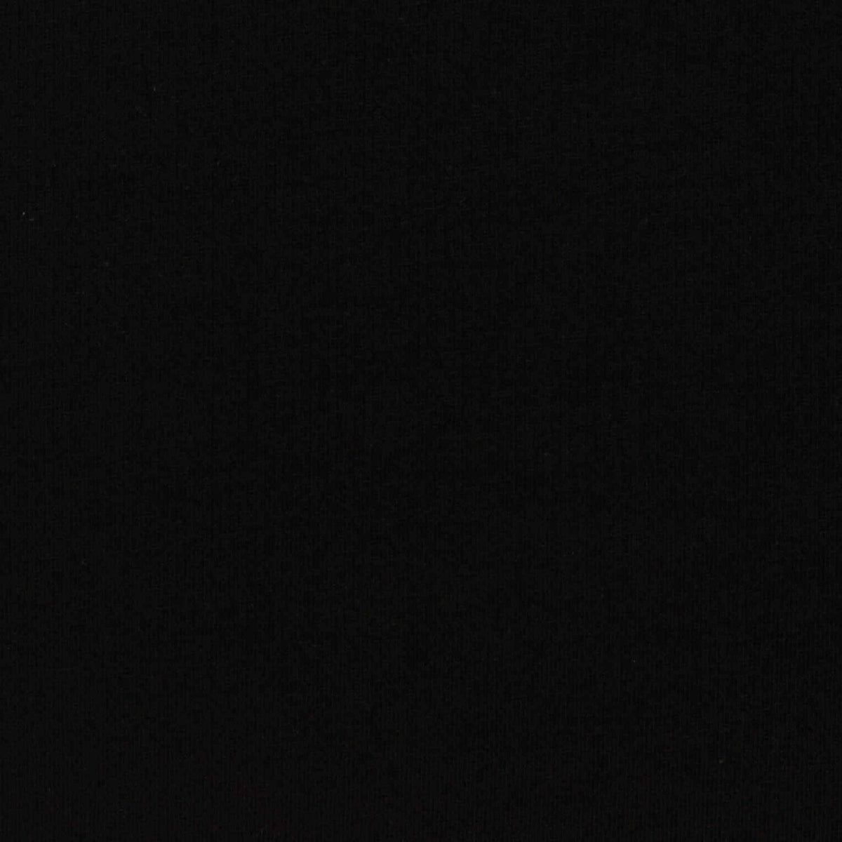 Polyester Cotton Stretch Knit Fabric, 230 gsm, 172 cm — Black