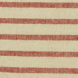 Red Horizontal-Stripe Woven, Poly-Cotton — texture