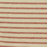 Red Horizontal-Stripe Woven, Poly-Cotton