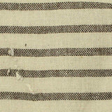 Dark Brown Horizontal-Stripe Woven, Cotton-Poly — texture