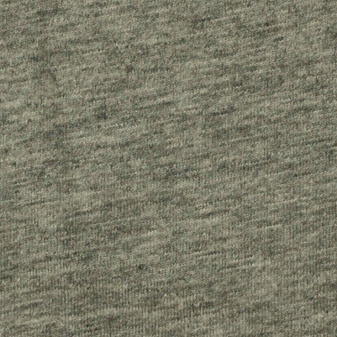 Heathered Grey Marl Jersey Knit, Poly-Cotton, 185 gsm