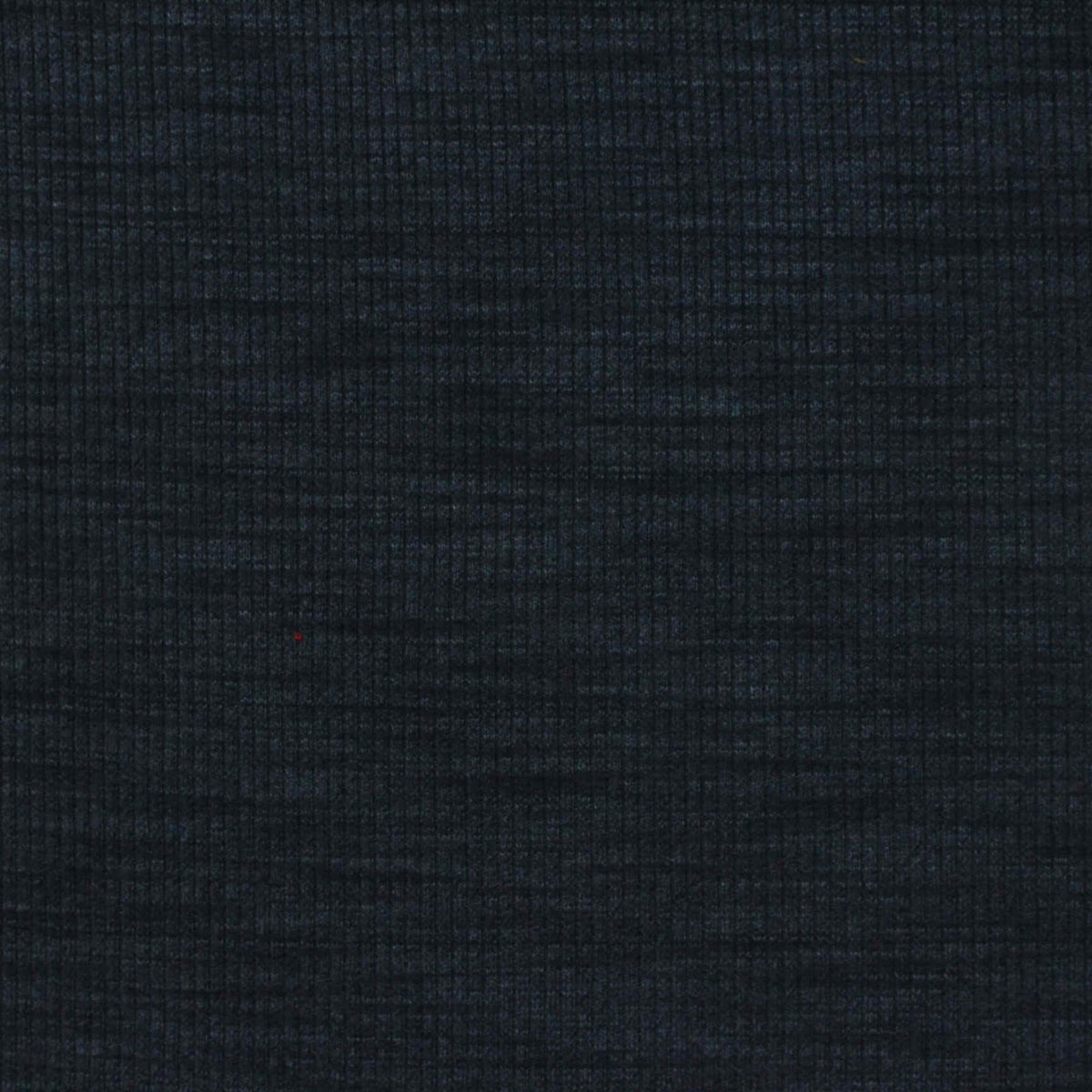 Dark Blue Heather Rib Knit, Poly-Viscose