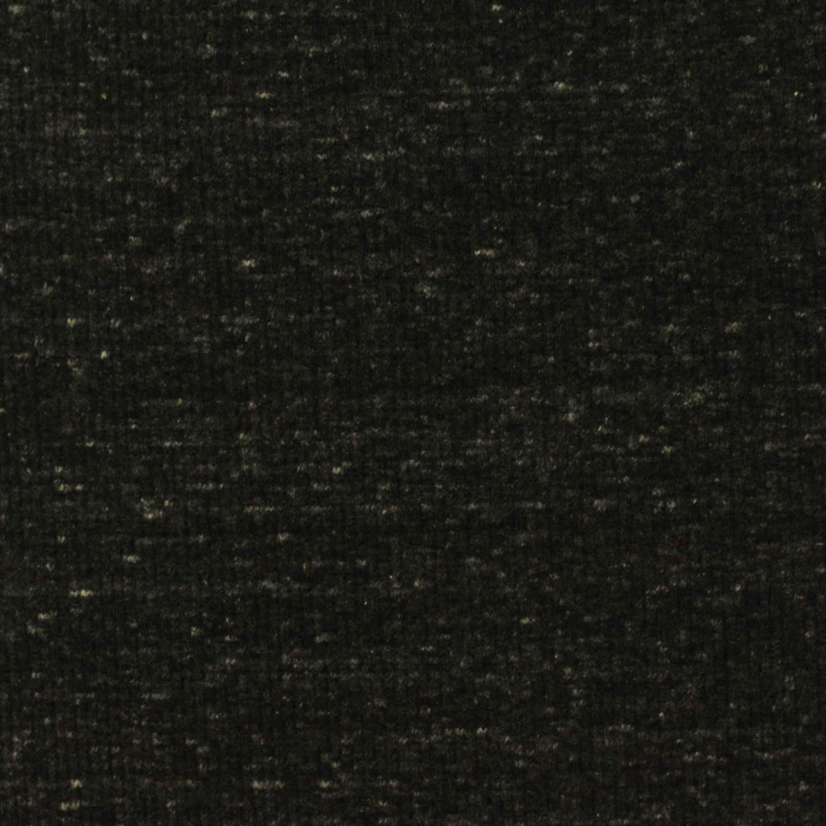 Dark Grey Marl Rib Knit, Poly-Cotton, 209 gsm