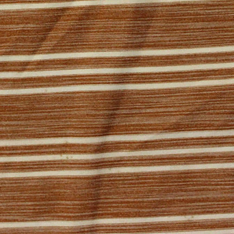 Cream Stripes Jersey Knit, Polyester