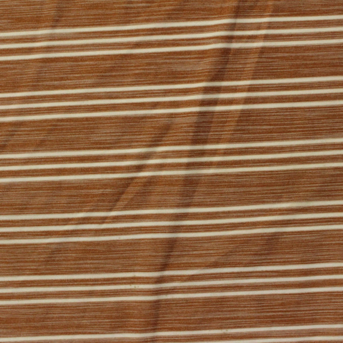 Cream Stripes Jersey Knit, Polyester