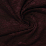Deep Burgundy Marl French Terry, Polyester