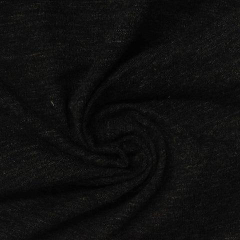 Dark Grey Marl Jersey Knit, Cotton-Poly, 200 gsm, ref EF-239639