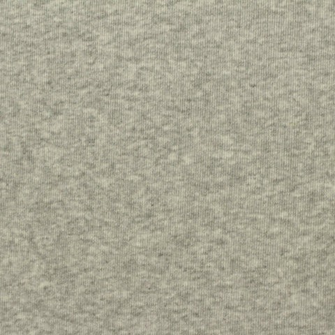 Light Grey Marl Rib Knit, 315 gsm