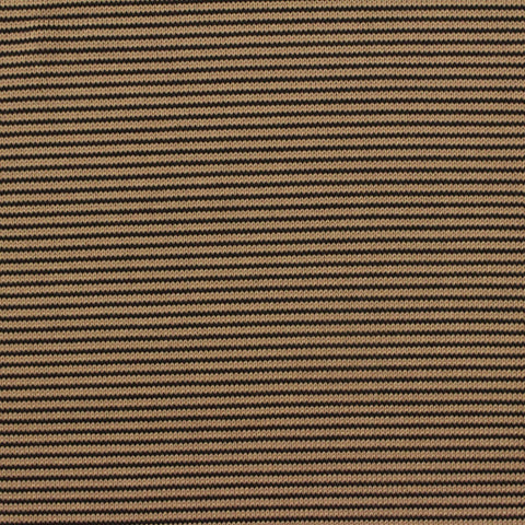 Black Horizontal-Stripe Chunky Knit, Polyester, 200 gsm
