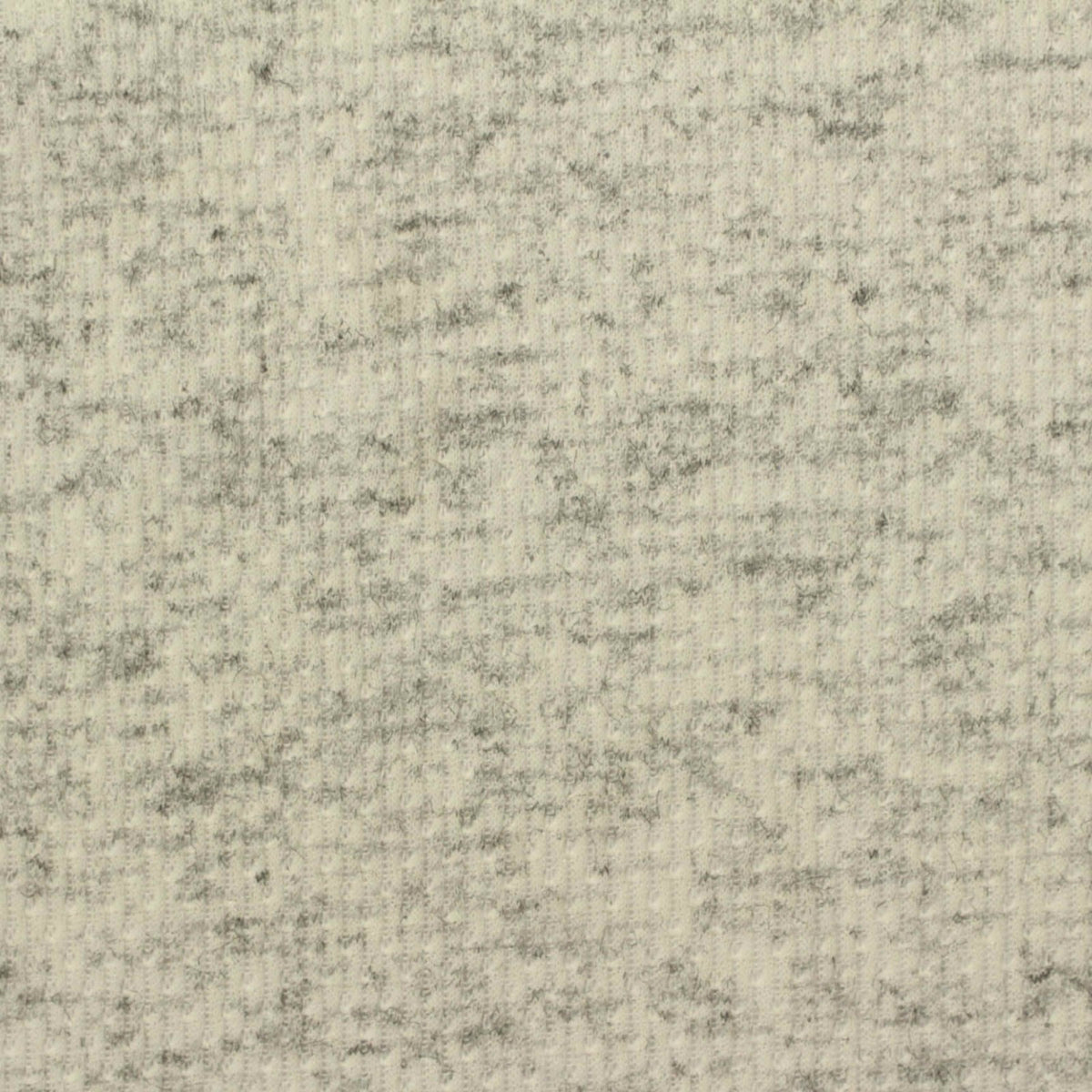 Light Grey Marl Rib Knit, Poly-Viscose, 160 gsm, 145 cm