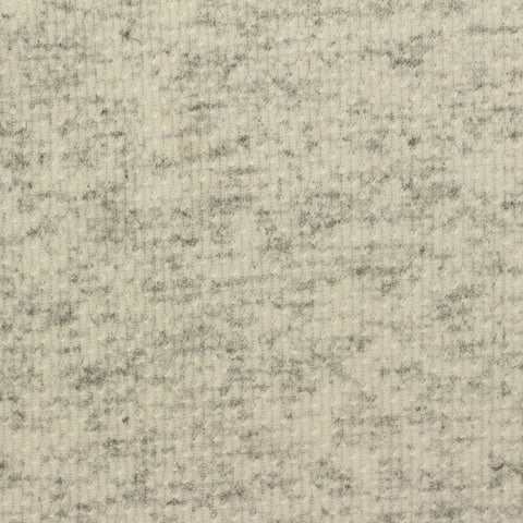 Light Grey Marl Rib Knit, Poly-Viscose, 160 gsm, 145 cm