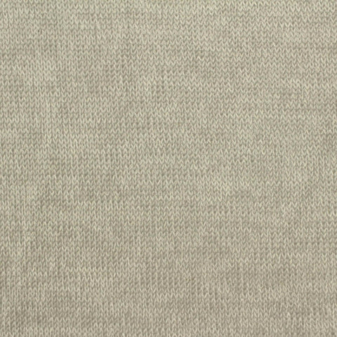 Light Grey Heathered-Marl Chunky Knit, Poly-Viscose, 160 gsm