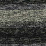 Heathered Grey Horizontal-Stripe Chunky Knit, Poly-Viscose