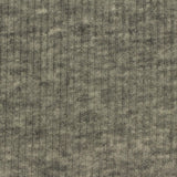 Heathered Grey Marl Rib Knit, Poly-Viscose
