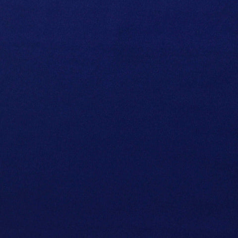 Polyester Cotton Stretch Scuba Knit Fabric, 230 gsm, 156 cm — Navy