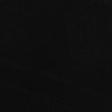 Polyester Rib Knit Fabric, 240 gsm, 168 cm — Black