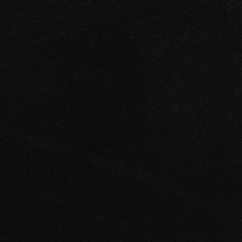 Polyester Rib Knit Fabric, 240 gsm, 168 cm — Black