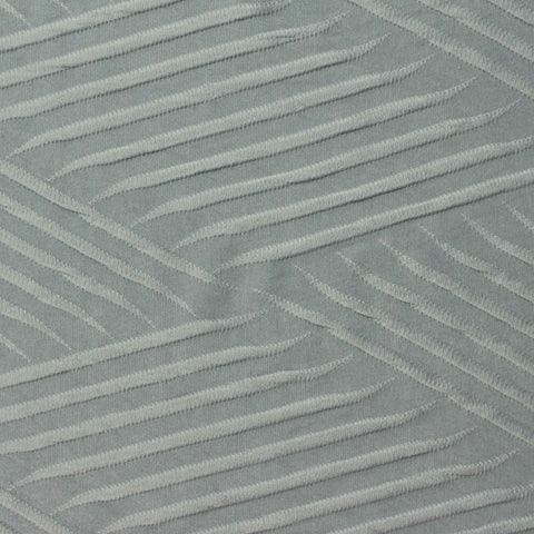 Light Blue Diagonal-Line Jersey Knit, Polyester