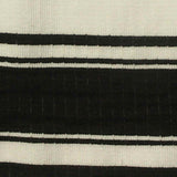 Black Horizontal-Stripe Knit, Poly-Viscose — texture