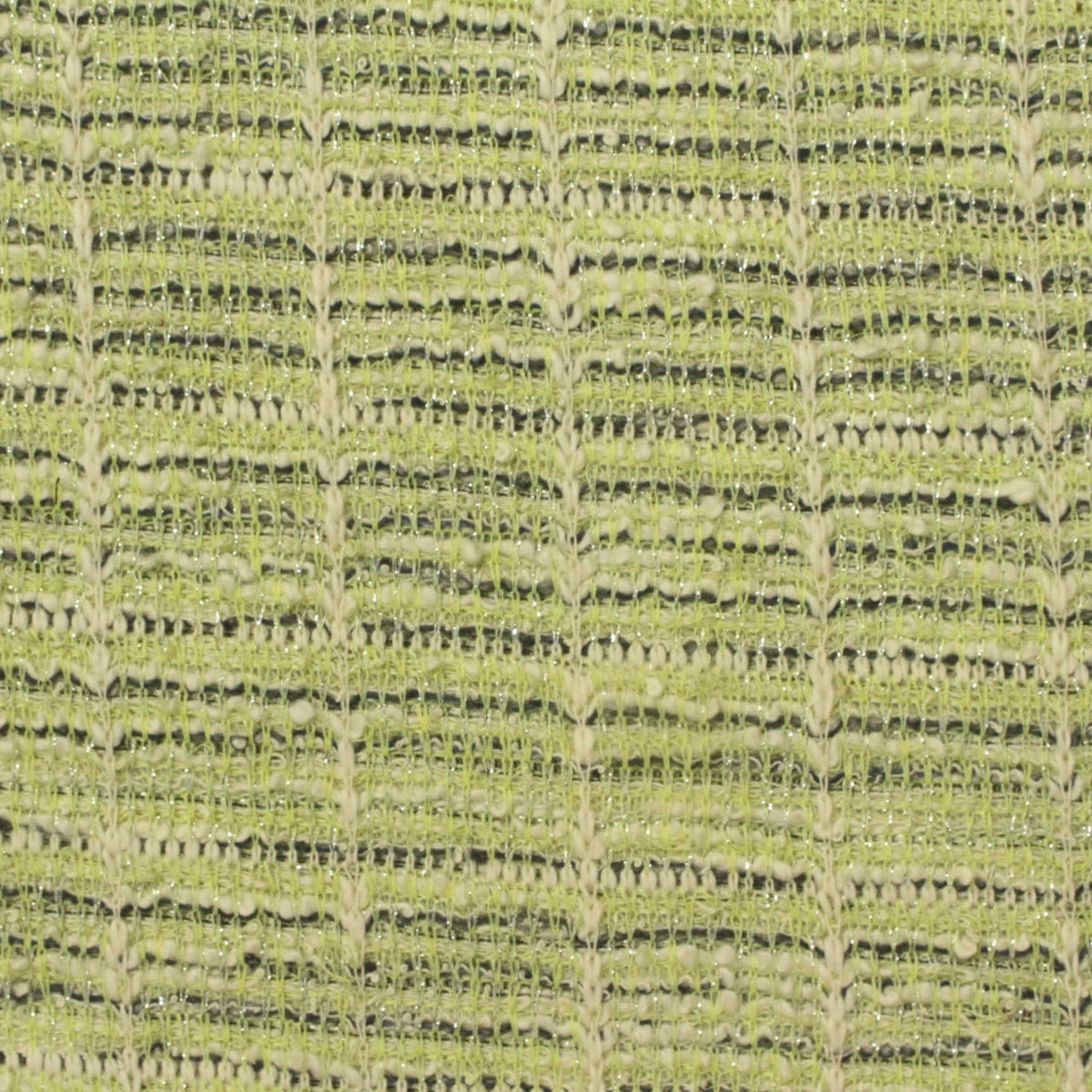 Jacquard Polyester Viscose Bouclé Fabric, 300 gsm, 160 cm — Green