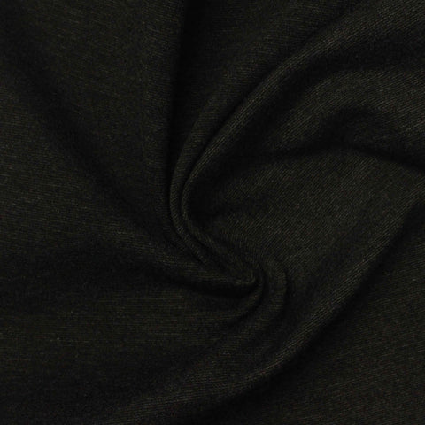 Yarn-Dyed Viscose Polyester Ponte Knit Fabric, 380 gsm, 155 cm — Green