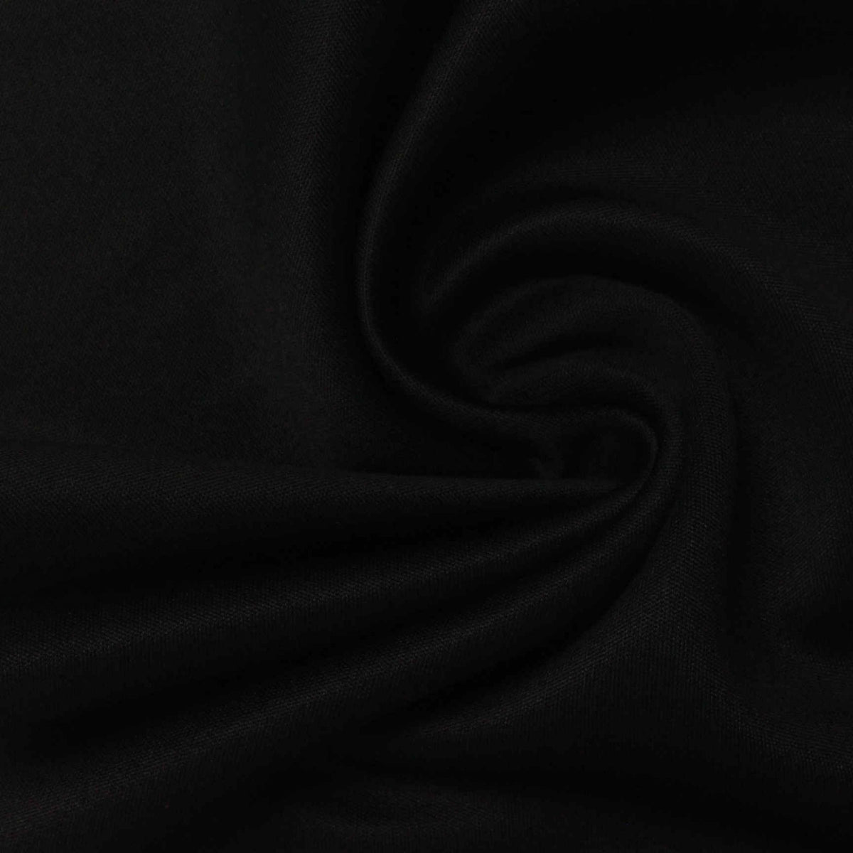 Nylon Cotton Scuba Knit Fabric, 330 gsm, 160 cm — Black