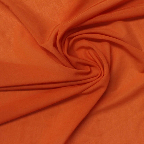 Polyester Stretch Jersey Knit Fabric, 105 gsm, 145 cm — Orange