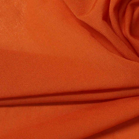 Polyester Stretch Jersey Knit Fabric, 105 gsm, 145 cm — Orange