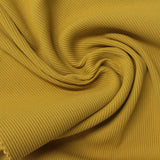 Polyester Stretch Rib Knit Fabric, 380 gsm — Khaki