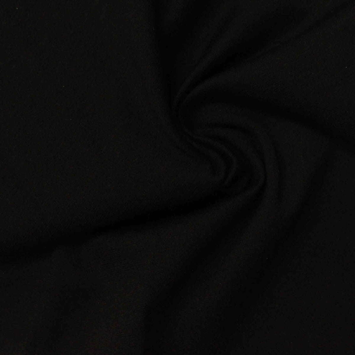 Viscose Nylon Stretch Ponte Knit Fabric, 280 gsm, 160 cm — Black, ref EF-240332