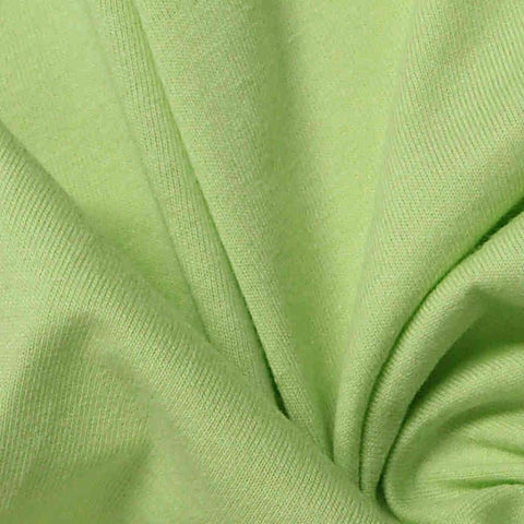 100% Cotton Jersey Knit Fabric, 165 gsm, 185 cm — Green