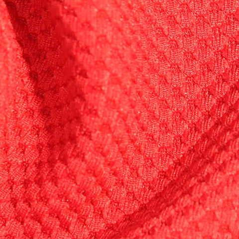 Polyester Stretch Knit Fabric, 280 gsm, 165 cm — Red, ref EF-240386