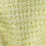 Gold Geometric Chunky Knit, Viscose-Poly — texture