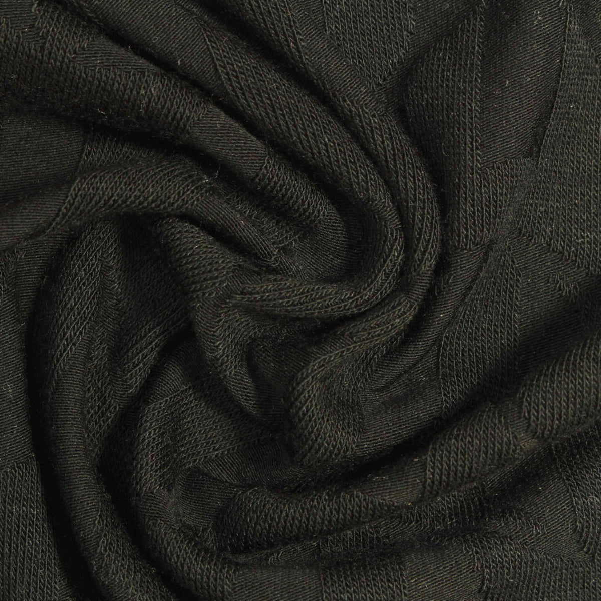 Green Tone-on-Tone Jacquard, Viscose-Acrylic