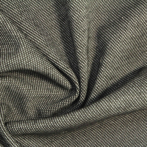 Polyester Viscose Piqué Knit Fabric, 180 gsm, 165 cm — Grey