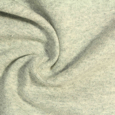Cotton Stretch Rib Knit Fabric, 260 gsm, 160 cm — Grey