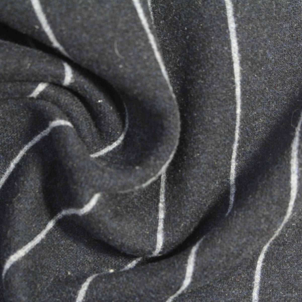 White Stripes Knit, Poly-Viscose