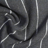 White Stripes Knit, Poly-Viscose