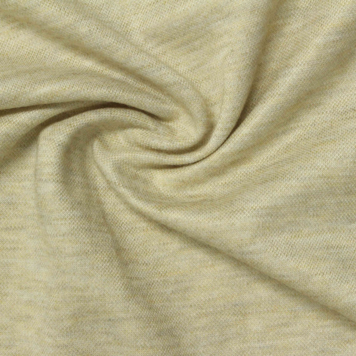 Light Yellow Marl Piqué Knit, Poly-Viscose