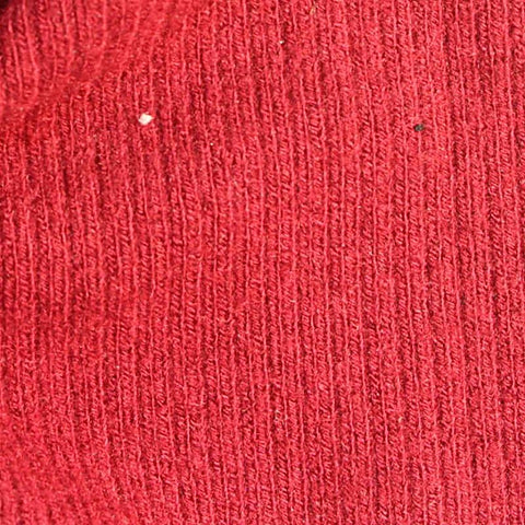 Viscose Nylon Stretch Rib Knit Fabric, 478 gsm, 155 cm — Red