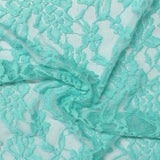 Aqua Floral Lace, Nylon