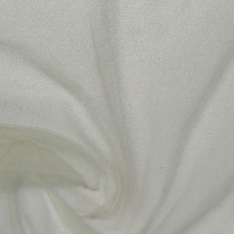 100% Nylon Mesh Fabric, 20 gsm, 158 cm — White